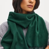 Pure Cashmere Scarf Evergreen Pure Cashmere