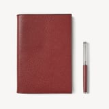 A5 Refillable Journal & Pen Set Merlot Pebble