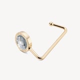 Aspinal Handbag Hook Silver Crystal