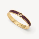 Enamel Bangle Fig Enamel & 18ct Gold Plated