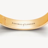 Gemstone Enamel Bangle Navy Enamel, Lapis Lazuli & 18ct Gold Plated