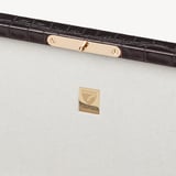 Glasses Case Deep Shine Amazon Brown Croc