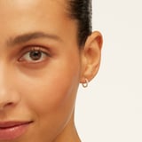 Drop Huggie Earrings 0.16ct Diamond