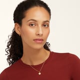 Gemini Zodiac Pendant Necklace Gemini in 18ct Gold Vermeil