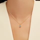 Diamond Pendant Necklace 0.015ct Diamond