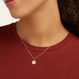 Cancer Zodiac Pendant Necklace Cancer in 18ct Gold Vermeil