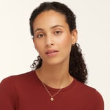 Virgo Zodiac Pendant Necklace Virgo in 18ct Gold Vermeil