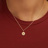 Virgo Zodiac Pendant Necklace Virgo in 18ct Gold Vermeil