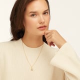 Star of David Pendant Necklace 18ct Gold Vermeil