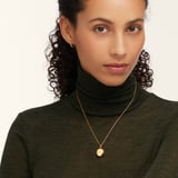 Oval Pearl Locket Necklace Pearl Cabochon & 18ct Gold Vermeil
