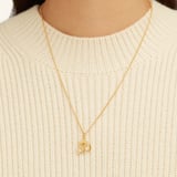 Om Pendant Necklace 18ct Gold Vermeil