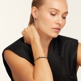 Feather Bangle Navy Enamel & 18ct Gold Plated
