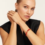 Enamel Bangle Cardinal Red Enamel & 18ct Gold Plated