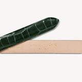 Mayfair Women's Waist Belt Evergreen Patent Croc