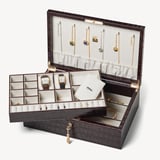 Prestige Jewellery Box Deep Shine Amazon Brown Croc