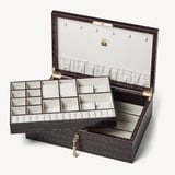 Prestige Jewellery Box Deep Shine Amazon Brown Croc