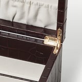 Prestige Jewellery Box Deep Shine Amazon Brown Croc