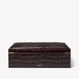 Prestige Jewellery Box Deep Shine Amazon Brown Croc