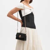 Eliza Clutch Black Velvet