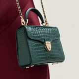 Midi Mayfair® Evergreen Patent Croc