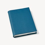 A5 Refillable Luxury Journal Topaz Pebble with Soft Suede Lining