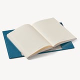 A5 Refillable Luxury Journal Topaz Pebble with Soft Suede Lining