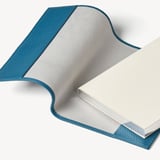 A5 Refillable Luxury Journal Topaz Pebble with Soft Suede Lining