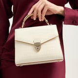 Midi Mayfair® 2 Ivory Patent Croc