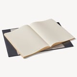 A4 Refillable Luxury Journal Navy Pebble with Soft Suede Lining