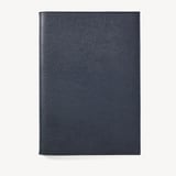 A4 Refillable Luxury Journal Navy Saffiano with Soft Suede Lining