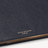 A4 Refillable Luxury Journal Navy Pebble with Soft Suede Lining