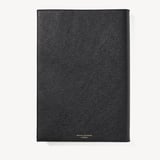 A4 Refillable Luxury Journal Black Pebble with Soft Suede Lining
