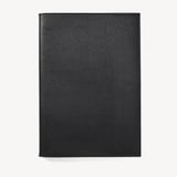 A4 Refillable Luxury Journal Black Saffiano with Soft Suede Lining