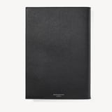 A4 Refillable Luxury Journal Black Saffiano with Soft Suede Lining