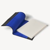 A4 Refillable Luxury Journal Black Saffiano with Soft Suede Lining