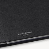 A4 Refillable Luxury Journal Black Saffiano with Soft Suede Lining