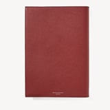 A4 Refillable Luxury Journal Merlot Pebble with Soft Suede Lining