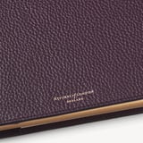 A4 Refillable Luxury Journal Fig Pebble with Soft Suede Lining