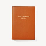 A5 Refillable Luxury Journal Marmalade Pebble with Soft Suede Lining