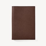A5 Refillable Luxury Journal Tobacco Pebble with Soft Suede Lining