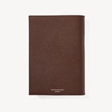 A5 Refillable Luxury Journal Tobacco Pebble with Soft Suede Lining