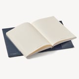 Brit A5 Refillable Luxury Journal Brit Pebble with Soft Suede Lining