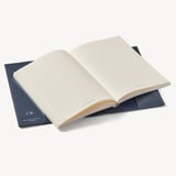Brit A5 Refillable Luxury Journal Brit Pebble with Soft Suede Lining