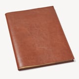 A4 Refillable Journal Smooth Antique Brown