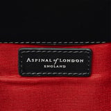 Midi Mayfair® Natural Raffia with Black Patent Trim