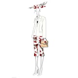 Midi Mayfair® Red Rose Hand Embroidery