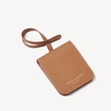 Travel Luggage Tag Caramel Soft Saffiano