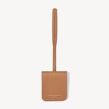 Travel Luggage Tag Caramel Soft Saffiano