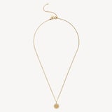 Cancer Zodiac Pendant Necklace Cancer in 18ct Gold Vermeil
