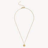 Pisces Zodiac Pendant Necklace Pisces in 18ct Gold Vermeil